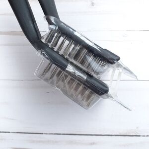 Grand Gourmet BBQ Grill Brush Scraper Set of 2 Black